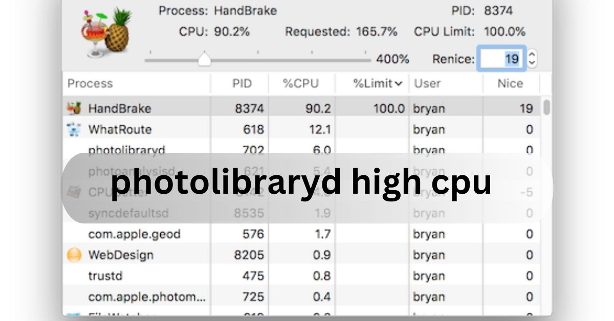 photolibraryd high cpu