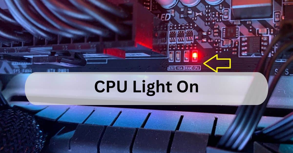 CPU Light On